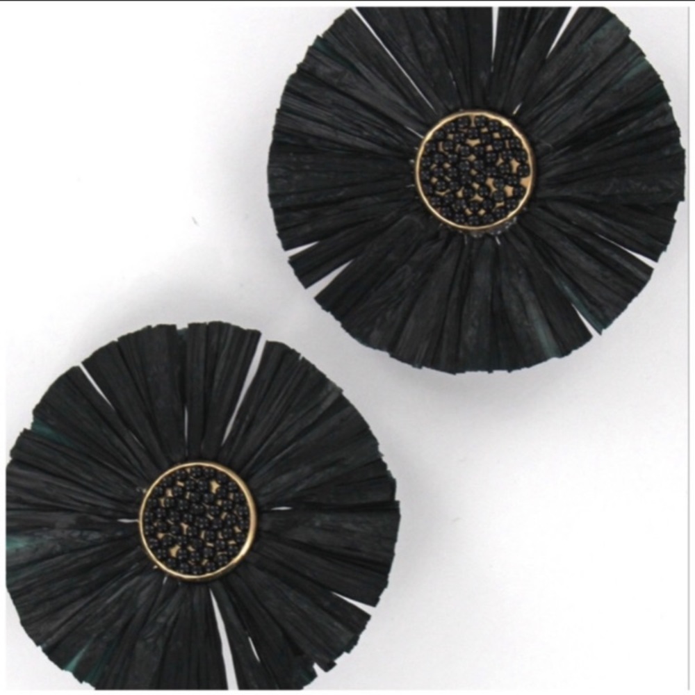 Raffia Fashion Earrings